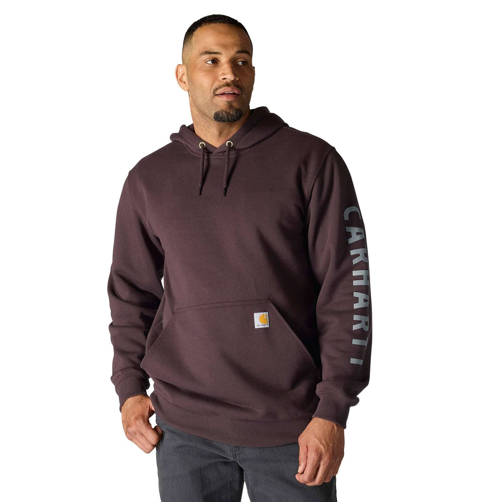 Men's loose fit midweight logo graphic hoodie - rain defender hoodies