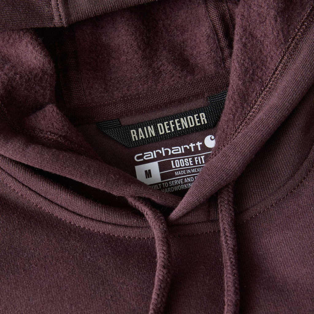 Men's loose fit midweight logo graphic hoodie - rain defender hoodies