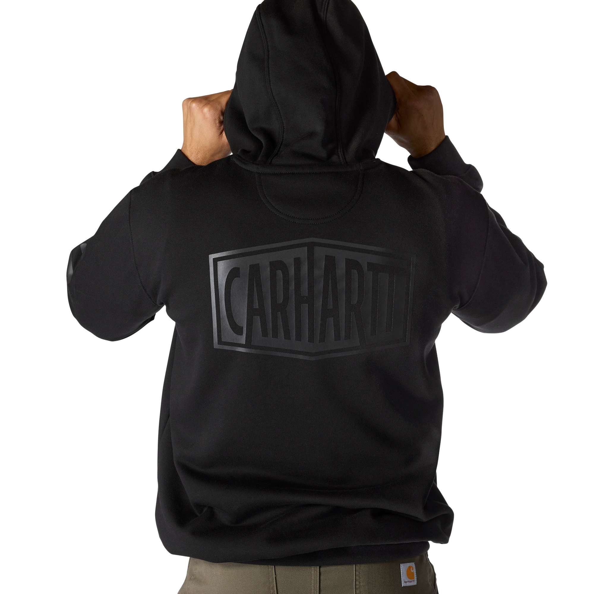 Men's loose fit midweight logo graphic hoodie - rain defender hoodies