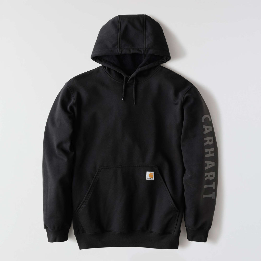 Men's loose fit midweight logo graphic hoodie - rain defender hoodies