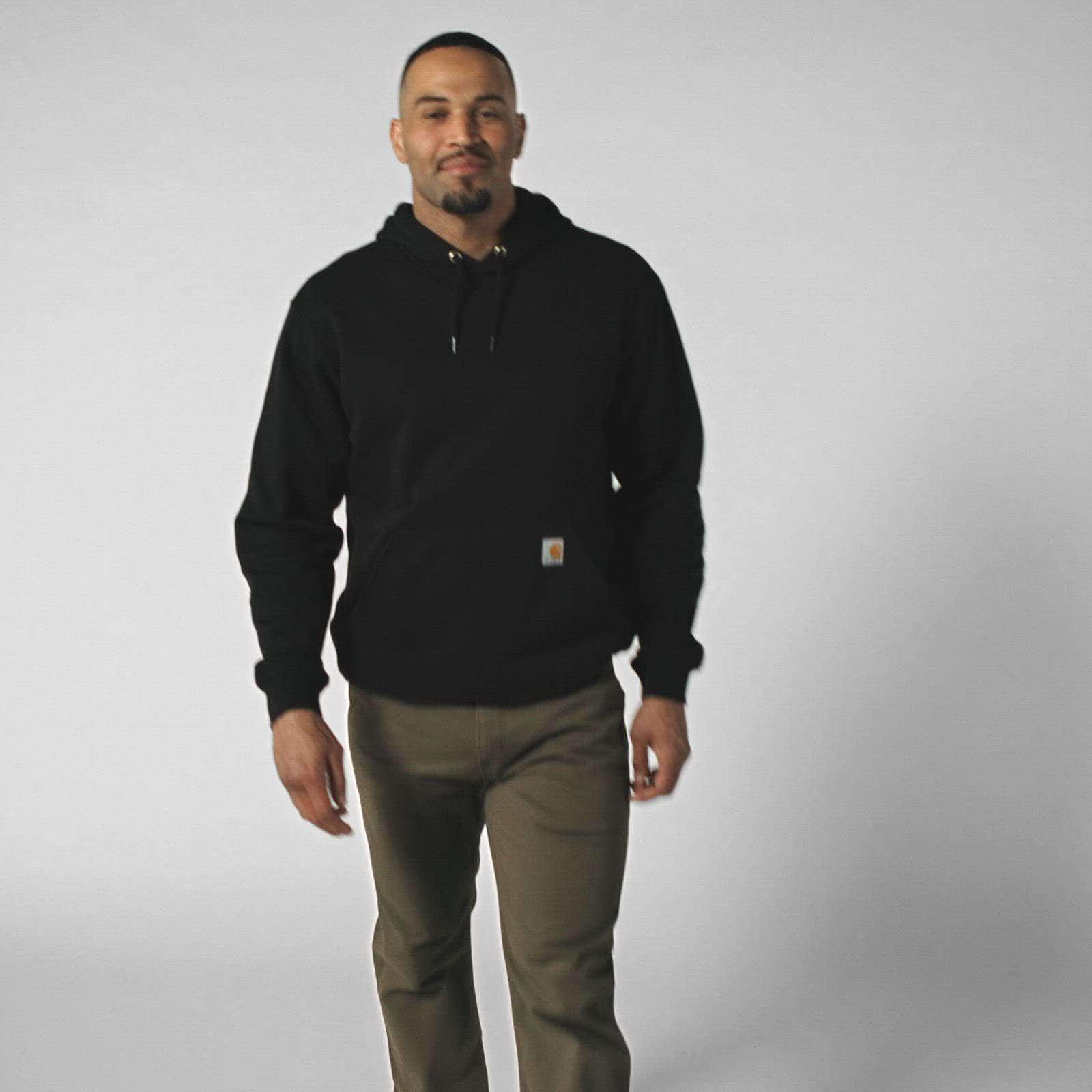 Men's loose fit midweight logo graphic hoodie - rain defender hoodies