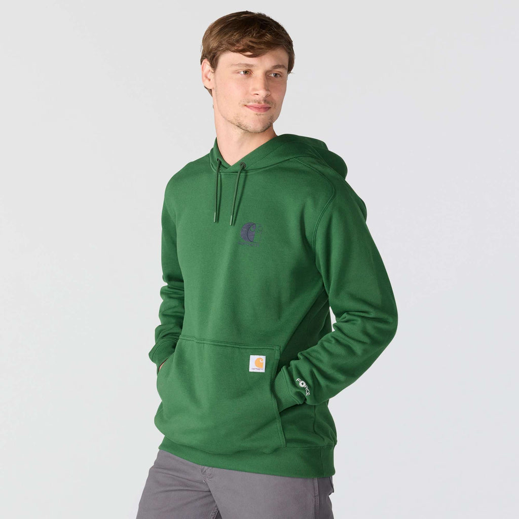 Men's force moisture wicking logo hoodie