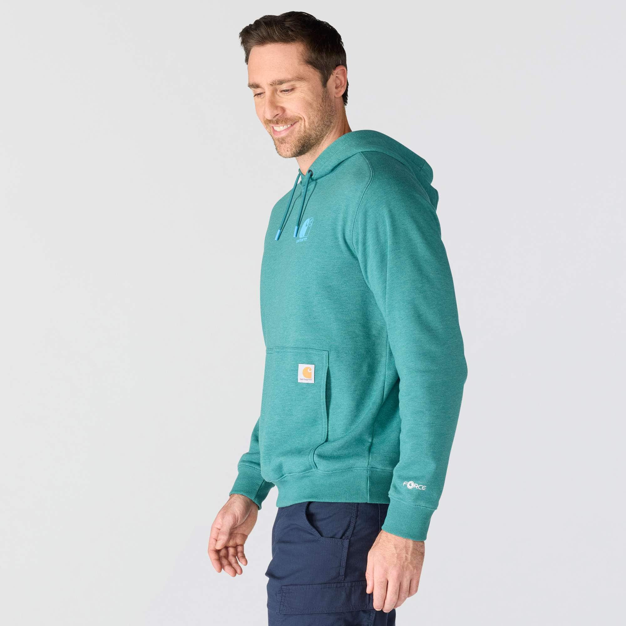 Men's force moisture wicking logo hoodie