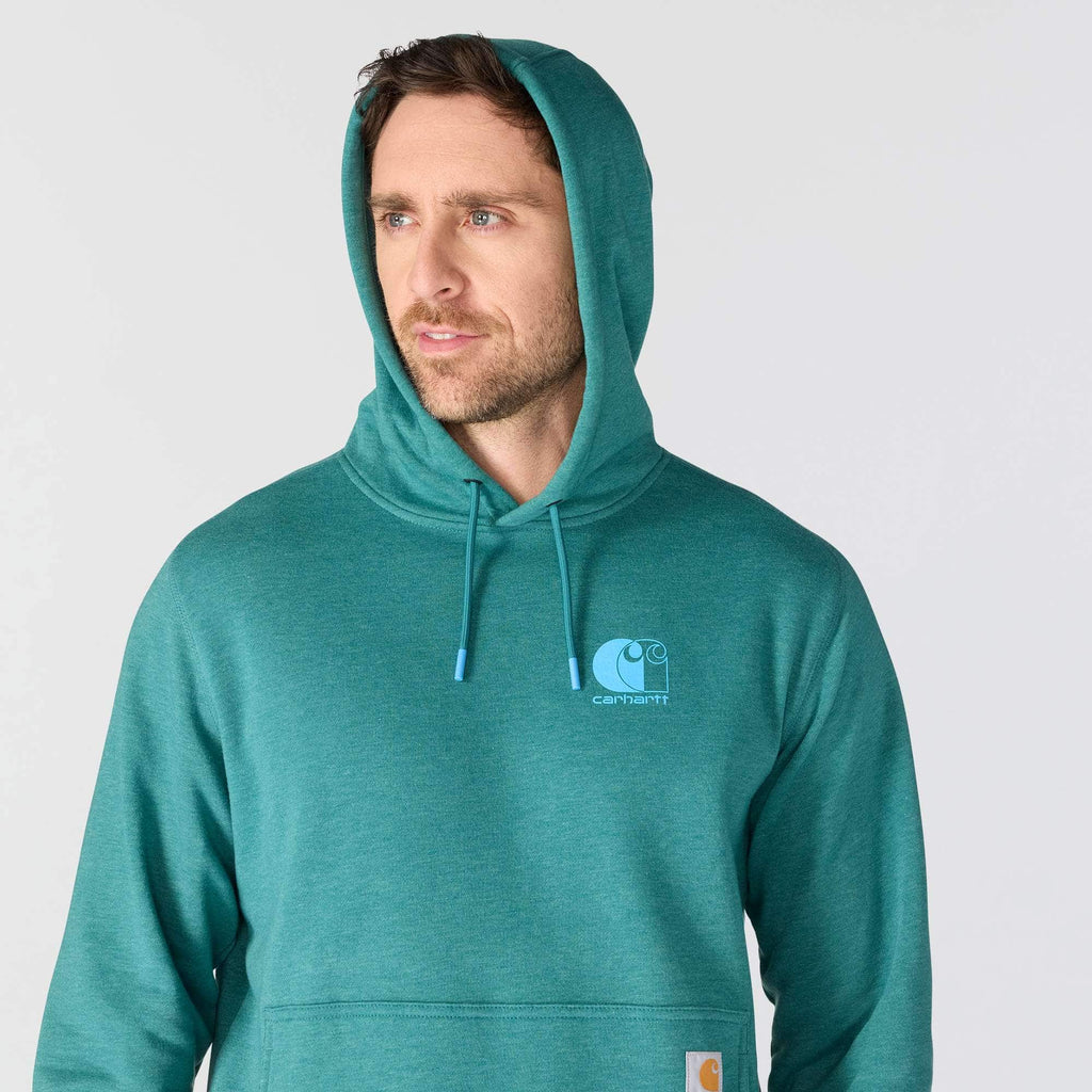 Men's force moisture wicking logo hoodie