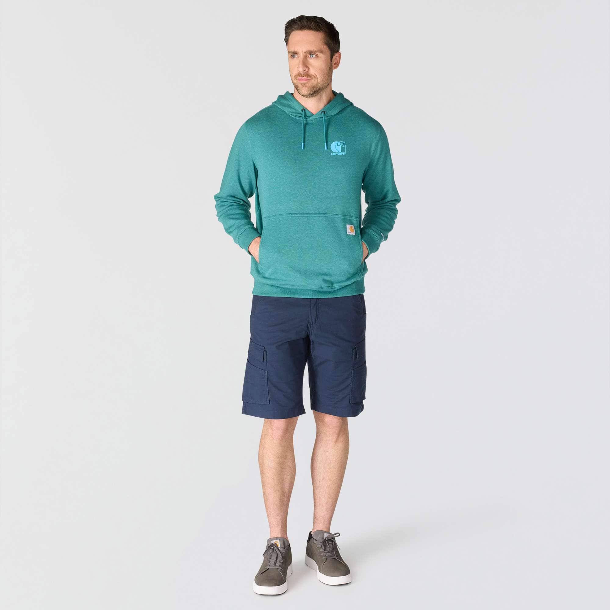 Men's force moisture wicking logo hoodie