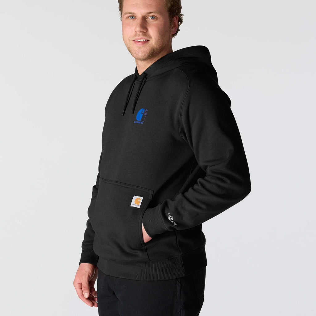Men's force moisture wicking logo hoodie