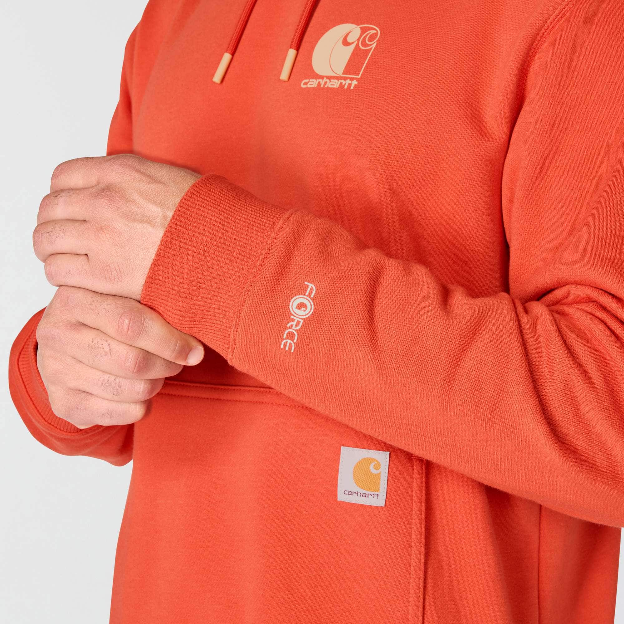 Men's force moisture wicking logo hoodie