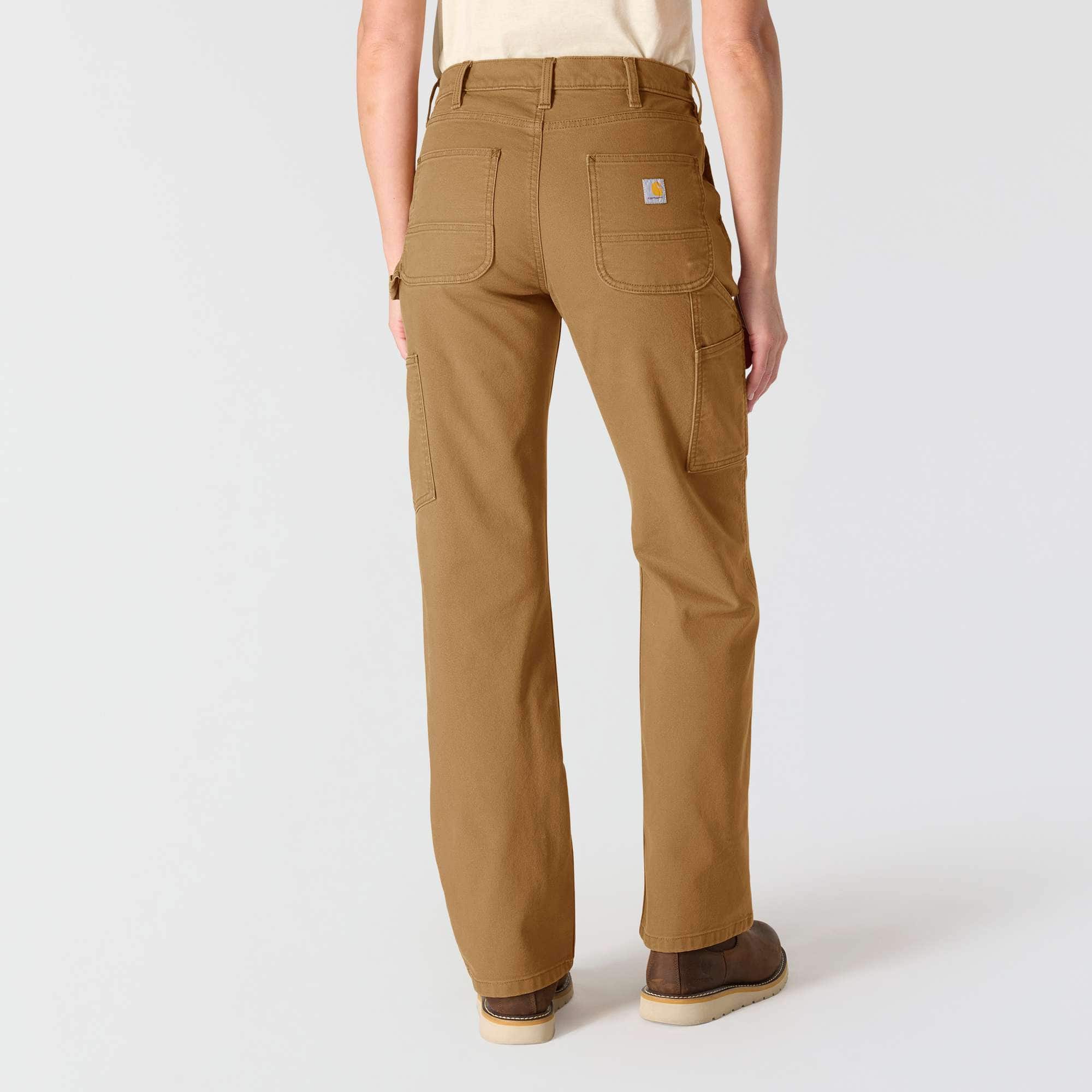 Women's carpenter canvas work pants