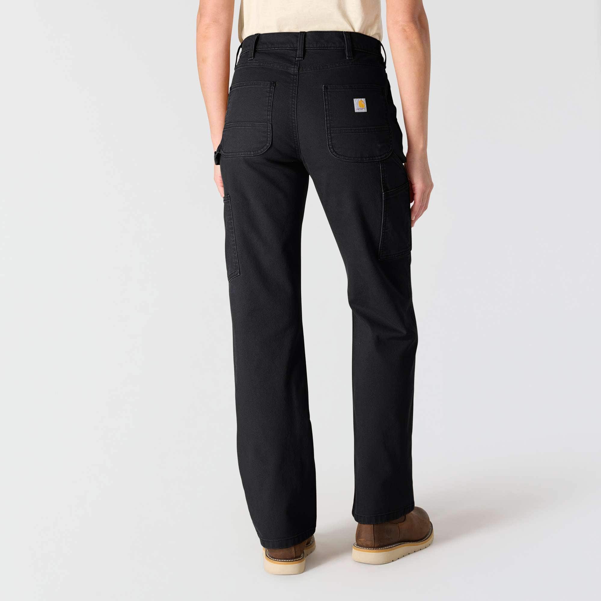 Women's carpenter canvas work pants