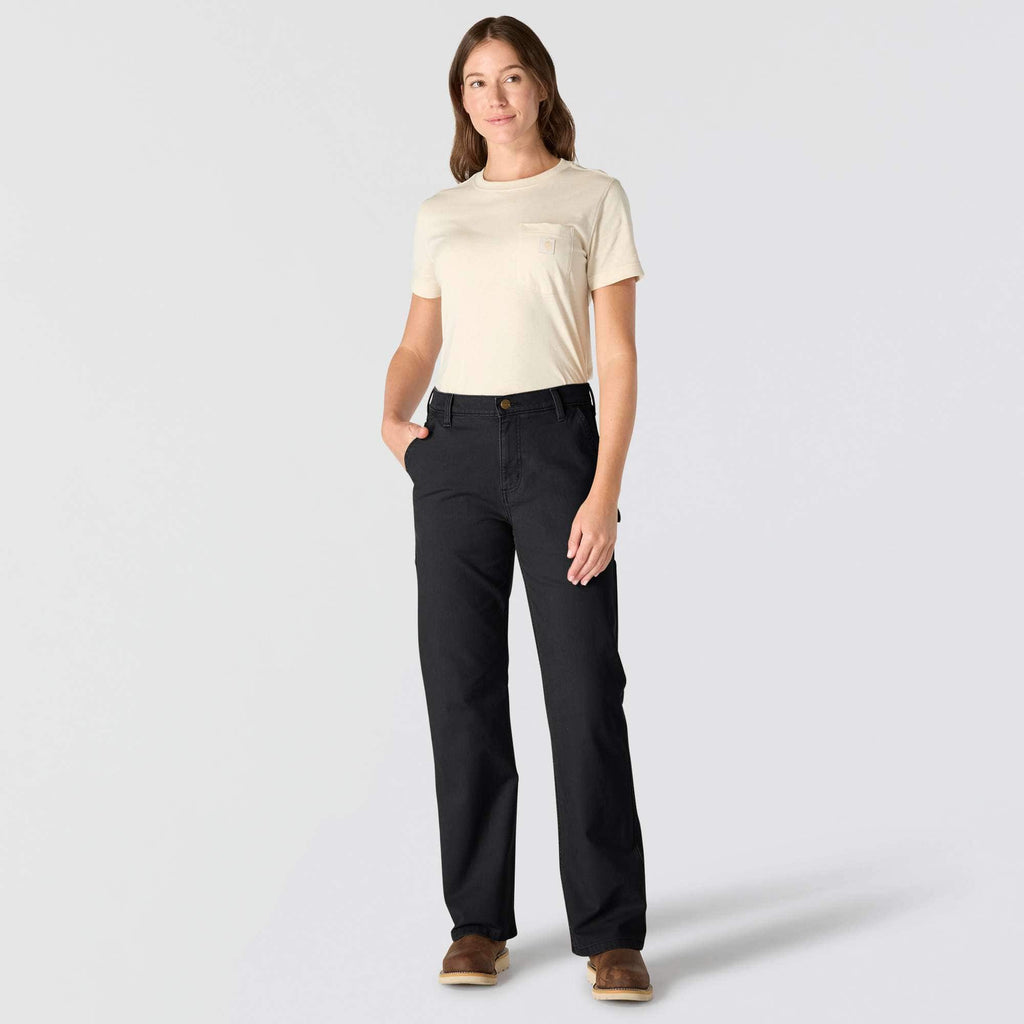 Women's carpenter canvas work pants