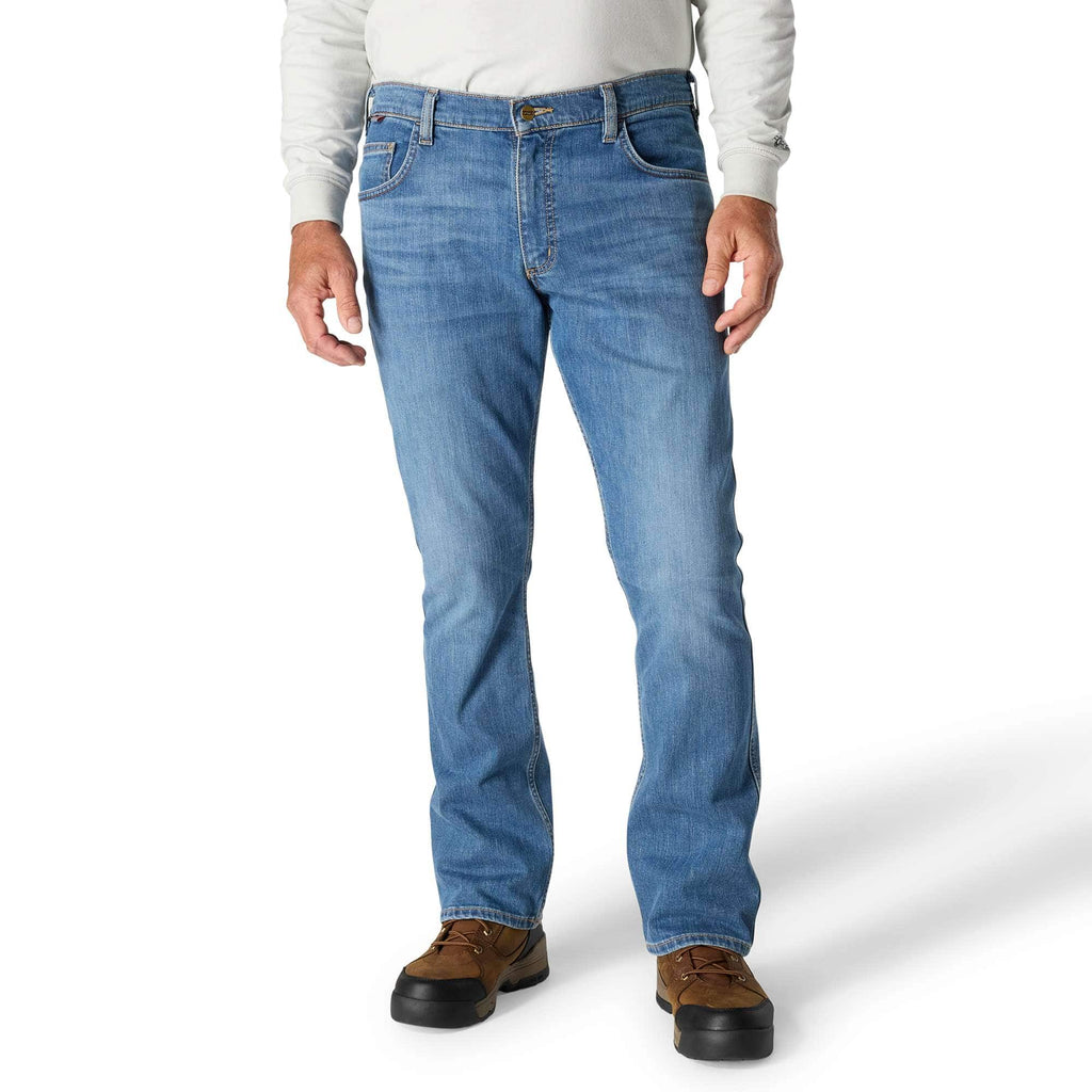 Men's fr relaxed fit bootcut rugged flex fire resistant work jeans