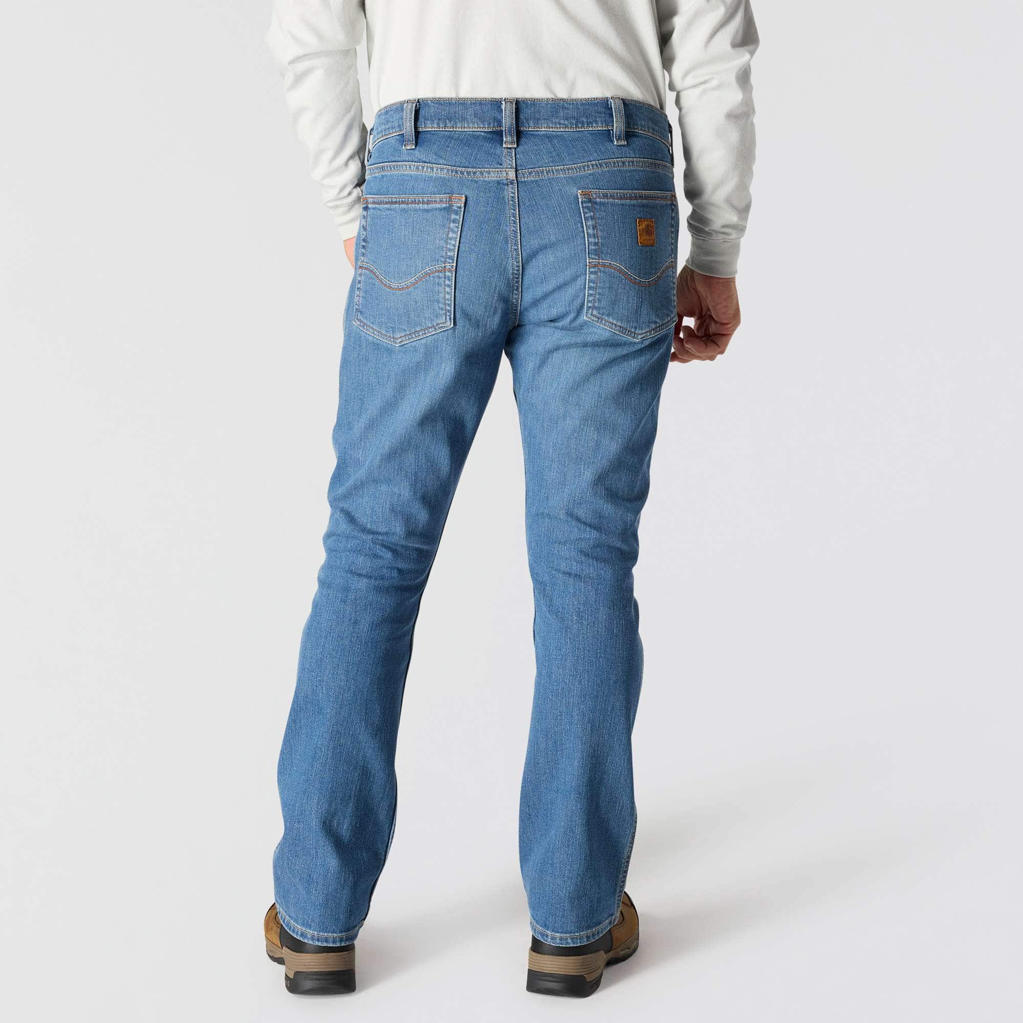 Men's fr relaxed fit bootcut rugged flex fire resistant work jeans