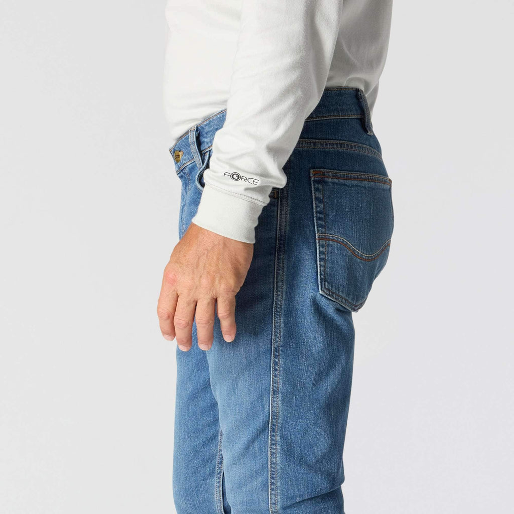 Men's fr relaxed fit bootcut rugged flex fire resistant work jeans
