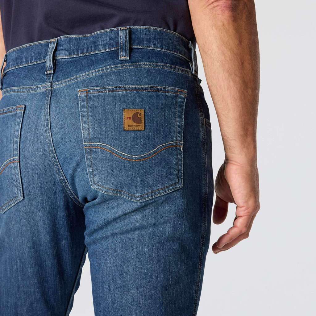 Men's fr relaxed fit bootcut rugged flex fire resistant work jeans
