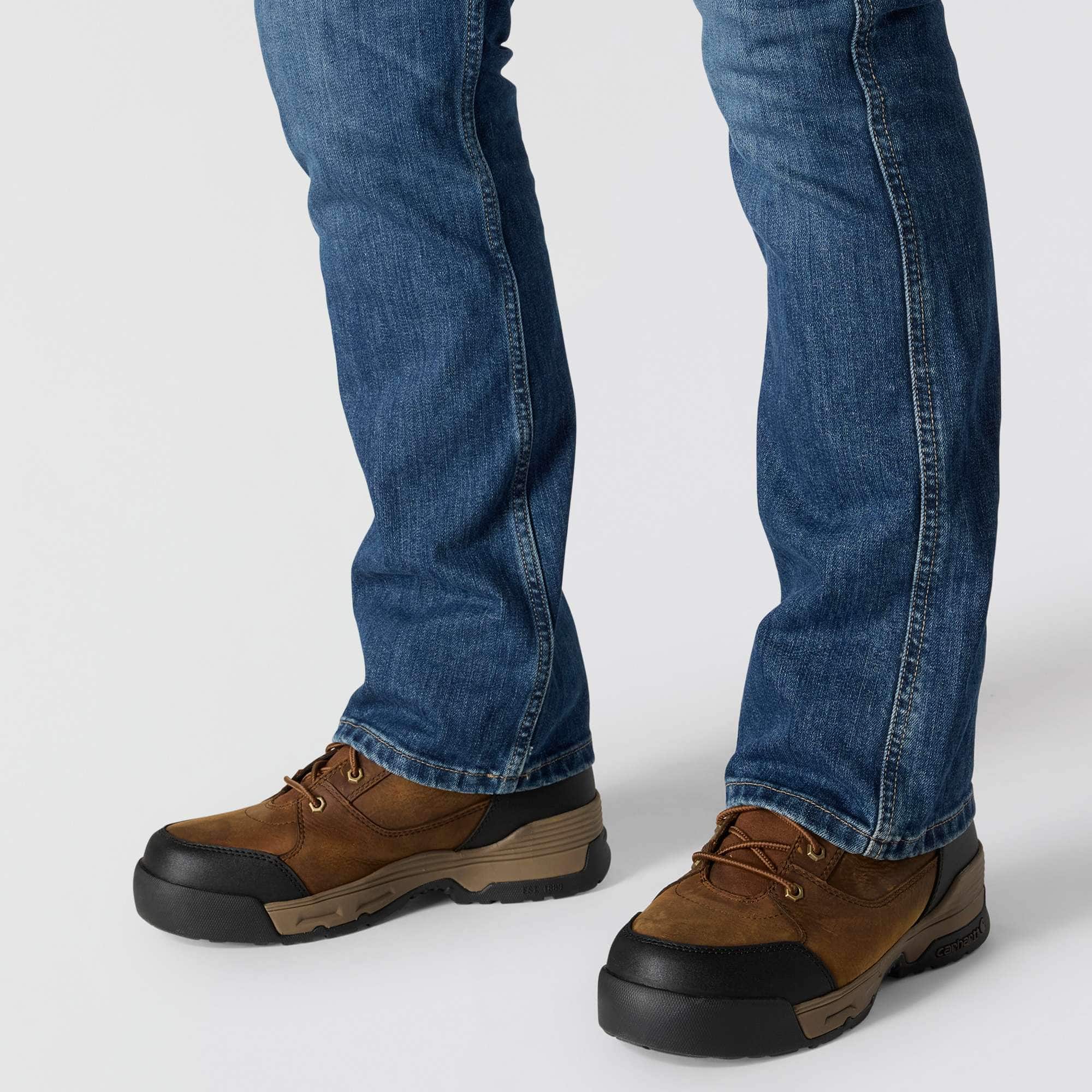 Men's fr relaxed fit bootcut rugged flex fire resistant work jeans
