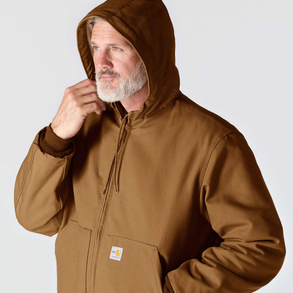 Men's fr loose fit duck insulated active jac - flame resistant jackets