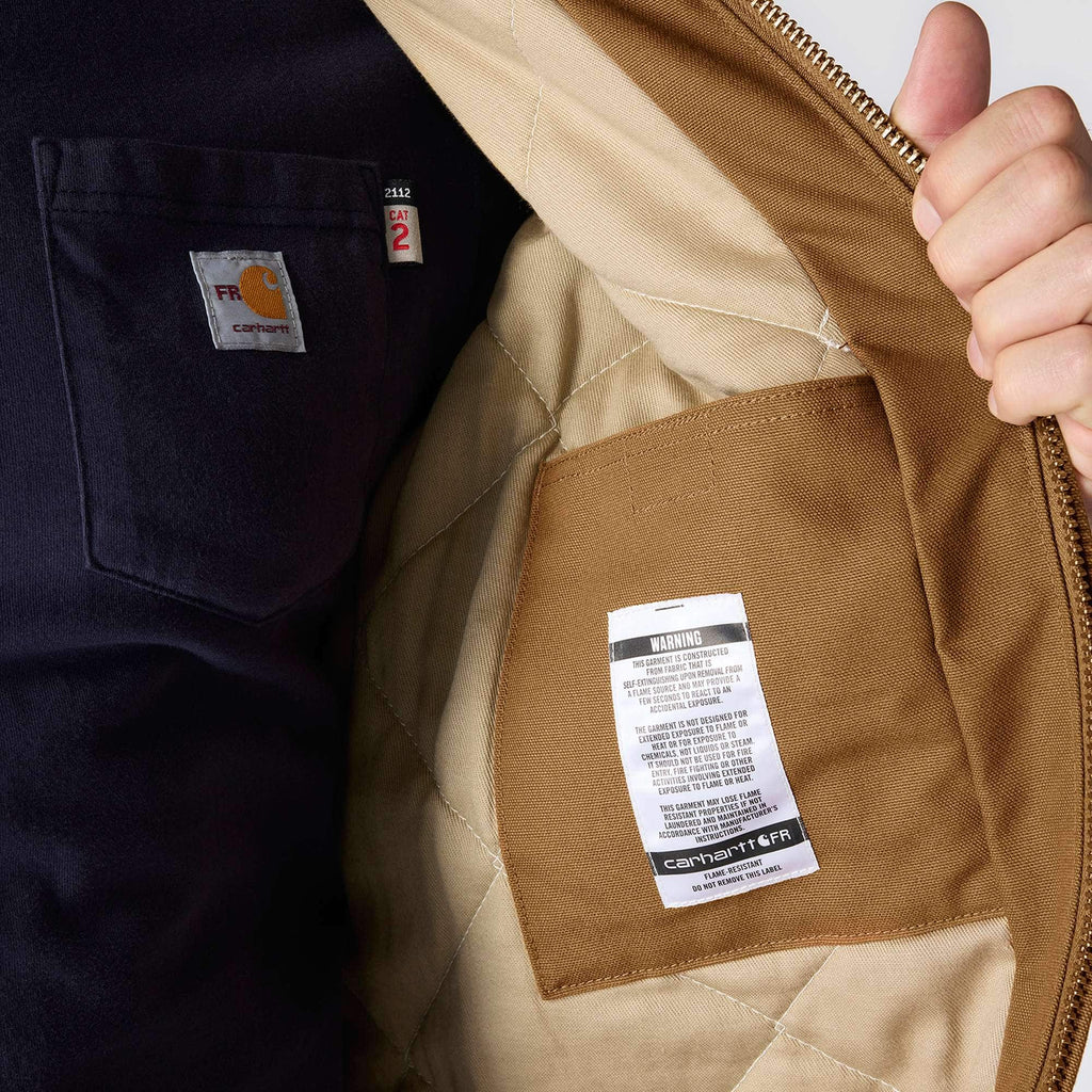 Men's fr loose fit duck insulated active jac - flame resistant jackets