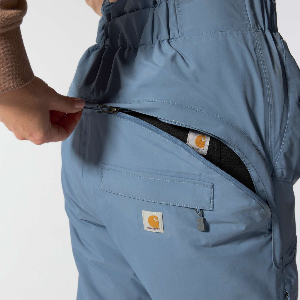 Women's insulated waterproof overalls - storm defender bibs