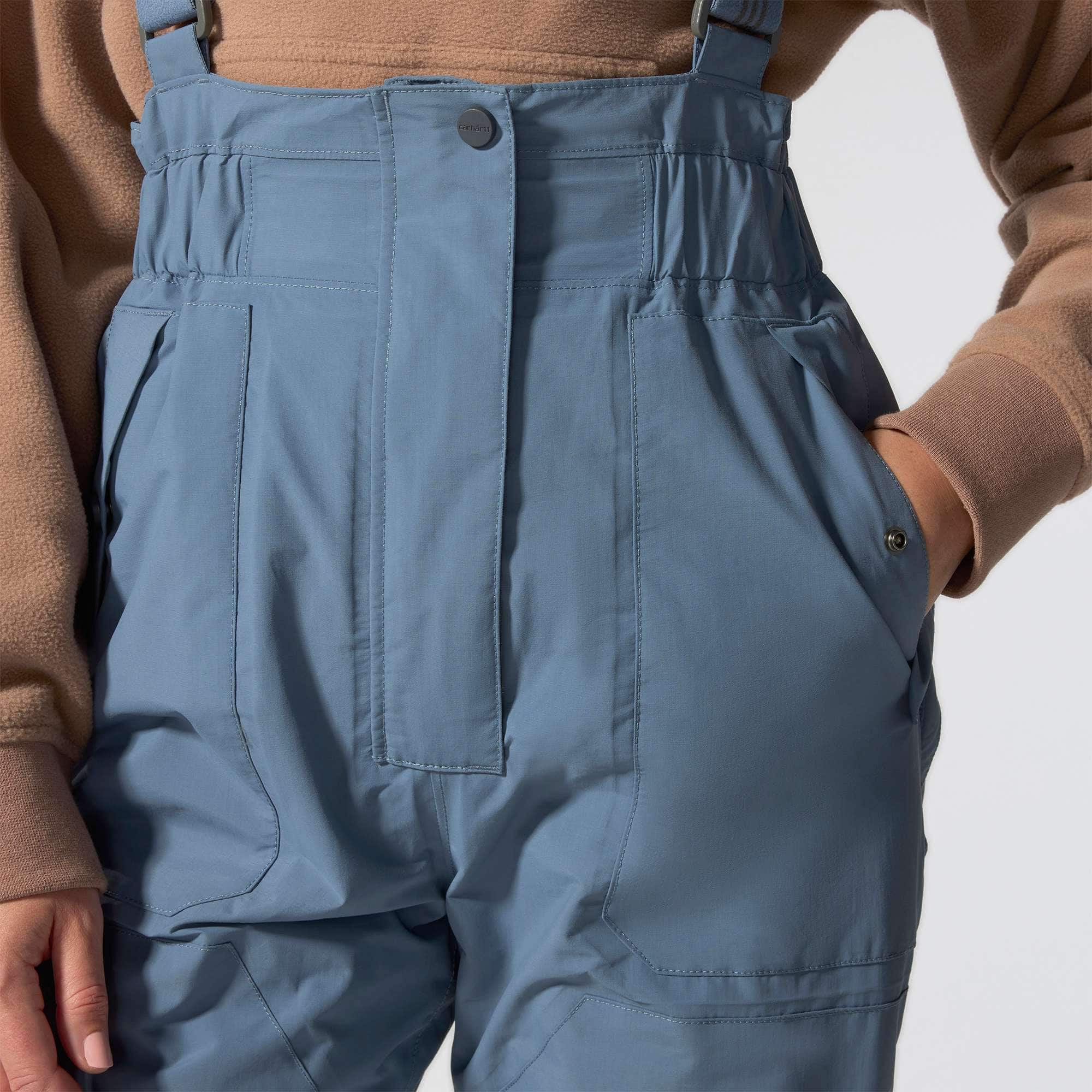 Women's insulated waterproof overalls - storm defender bibs