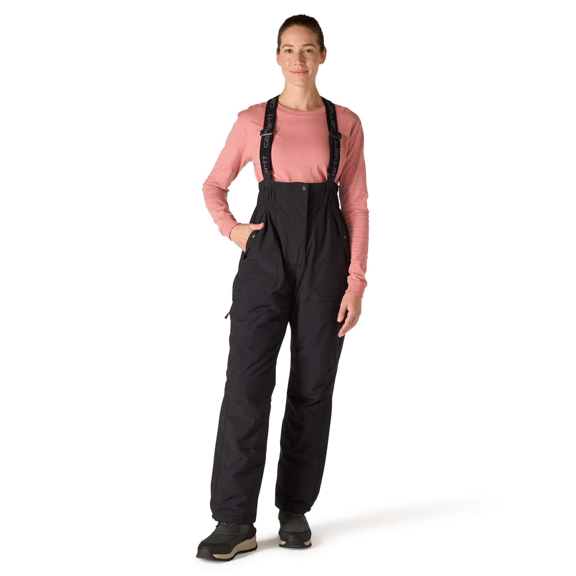 Women's insulated waterproof overalls - storm defender bibs