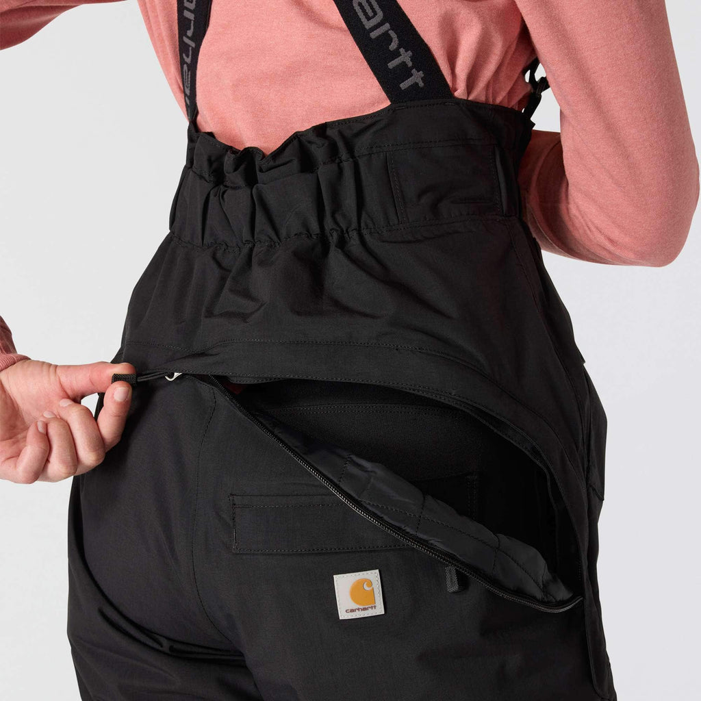 Women's insulated waterproof overalls - storm defender bibs