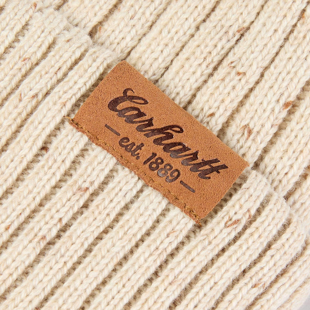 Women's wool blend pom-pom beanie