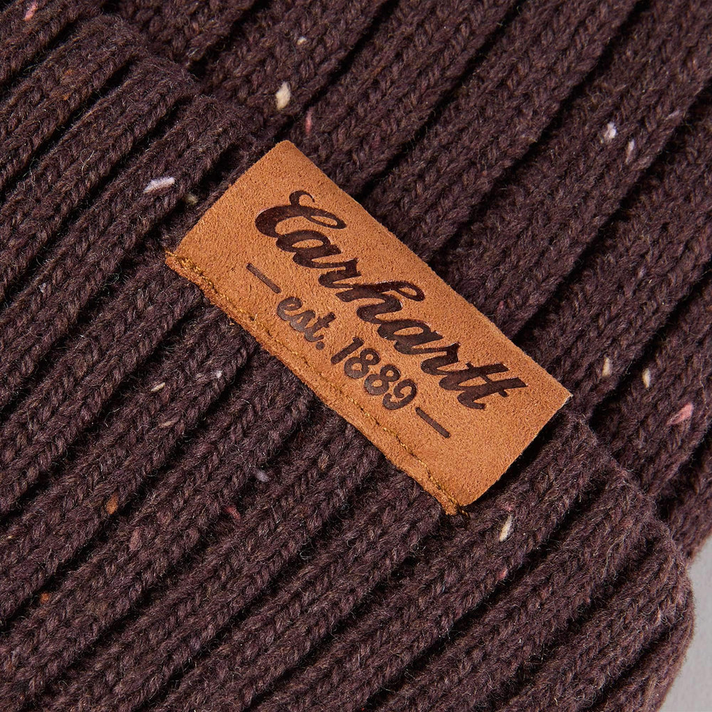 Women's wool blend pom-pom beanie