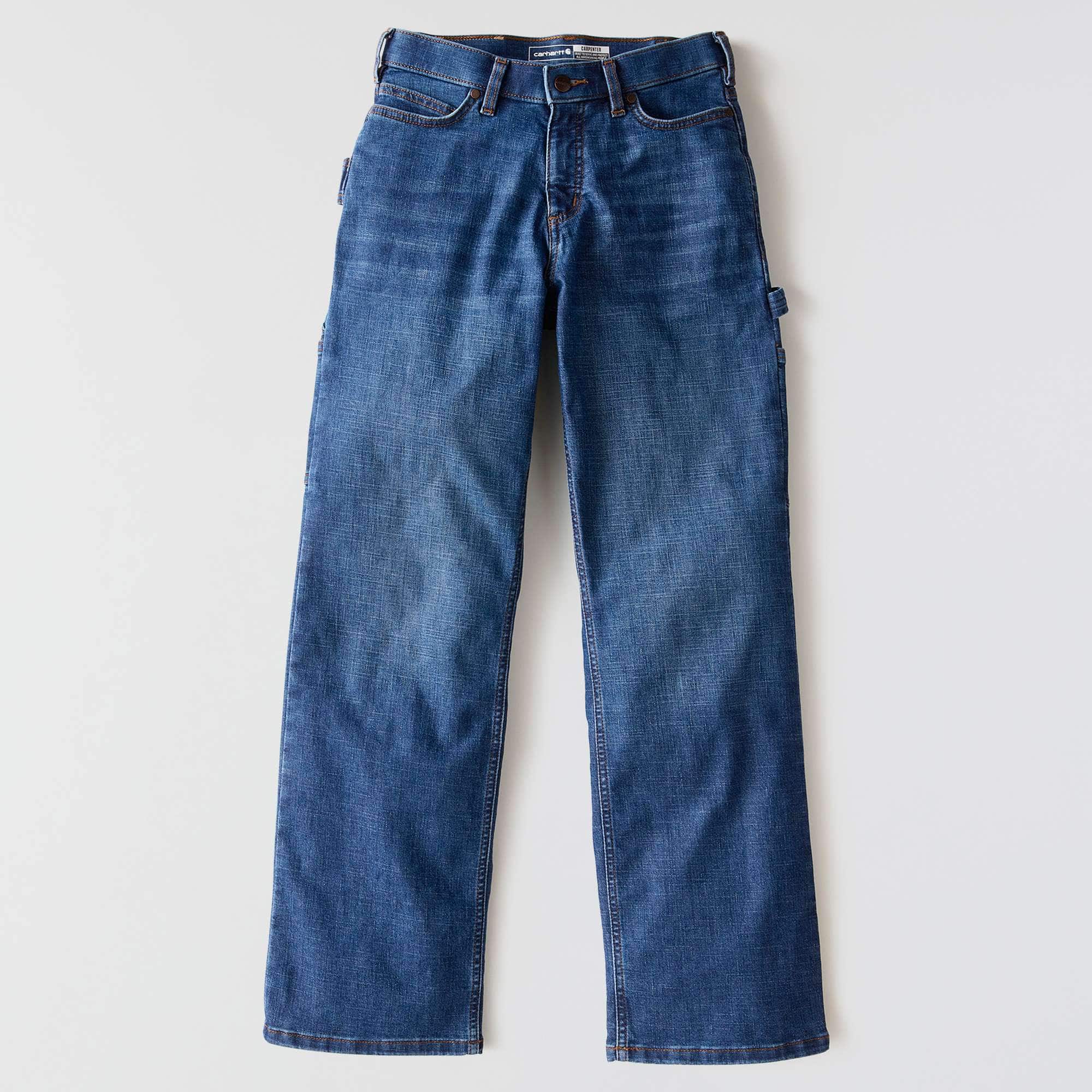 Women's carpenter mid-rise stretch work jeans