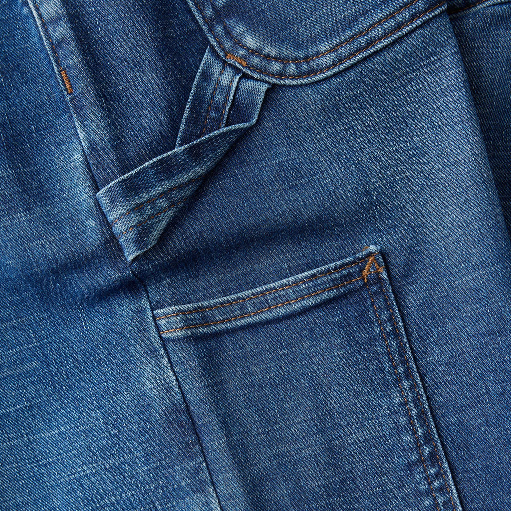 Women's carpenter mid-rise stretch work jeans