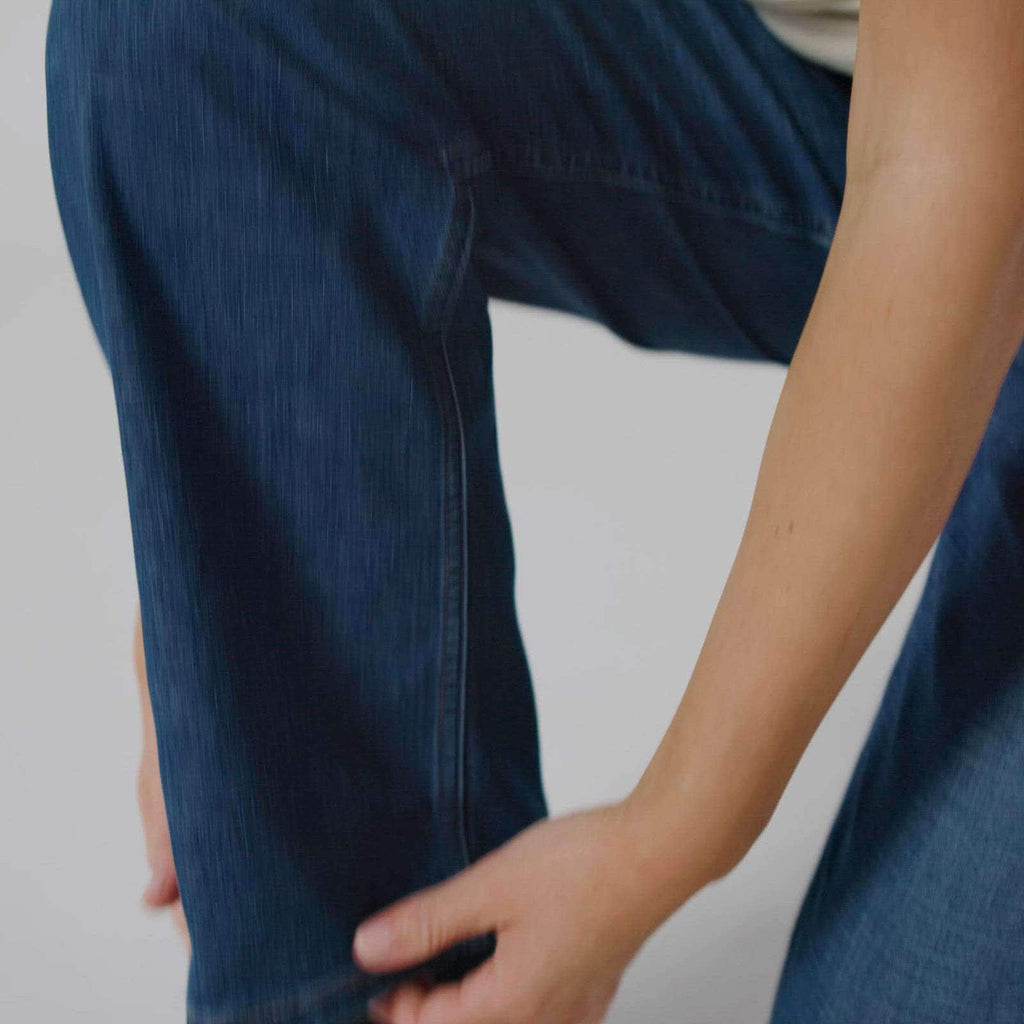Women's carpenter mid-rise stretch work jeans