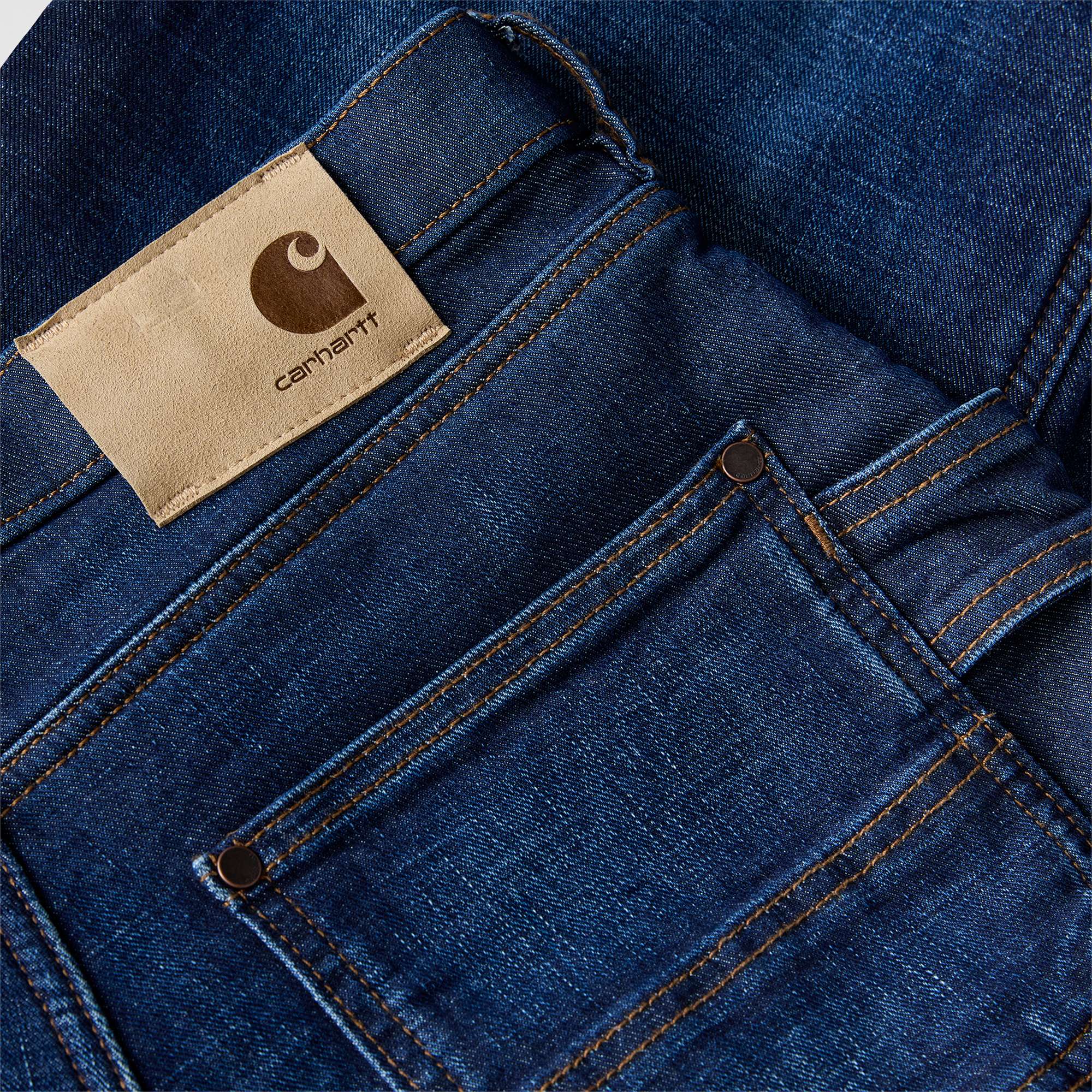 Women's carpenter mid-rise fleece-lined jeans