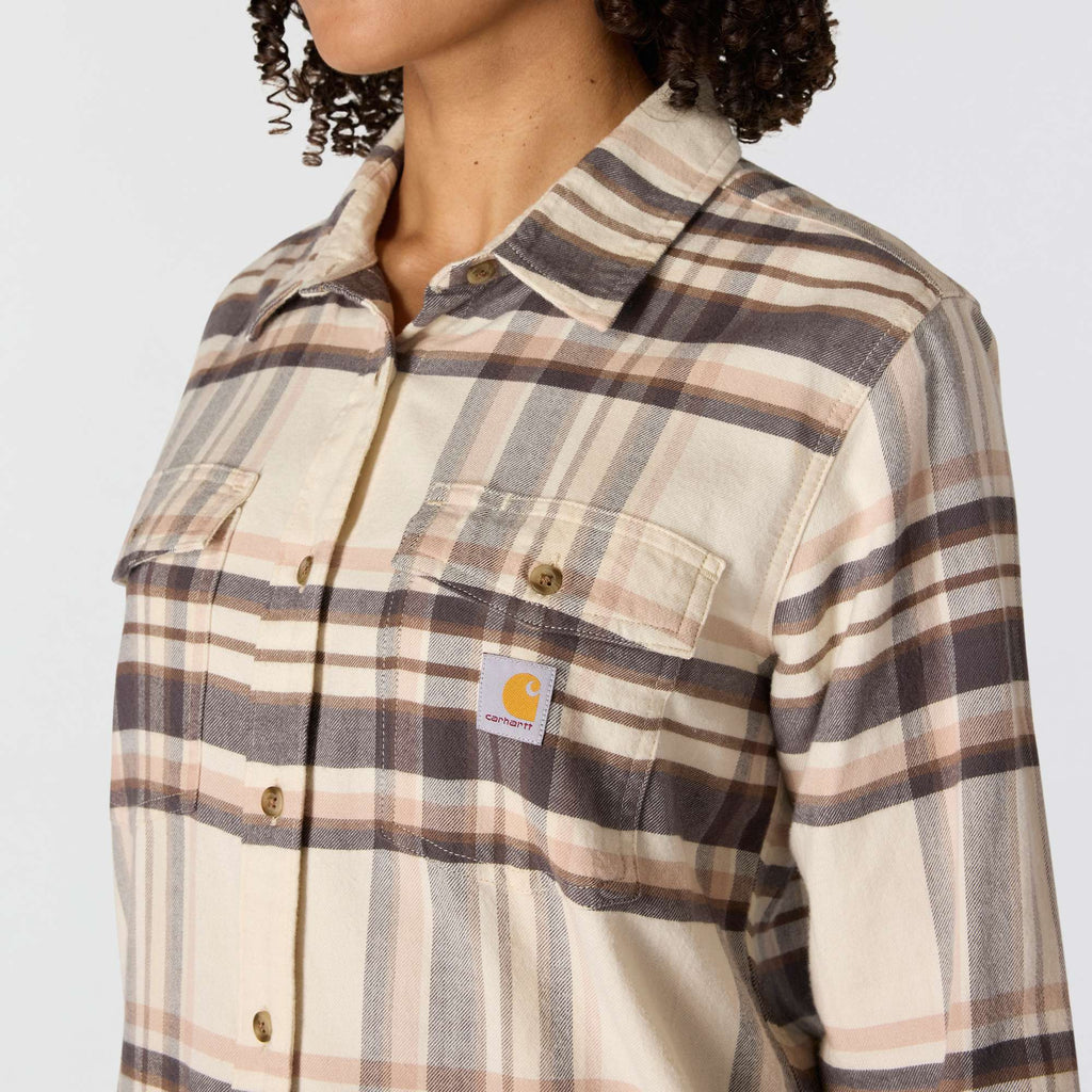 Women's tencel™ fiber series relaxed fit plaid shirt