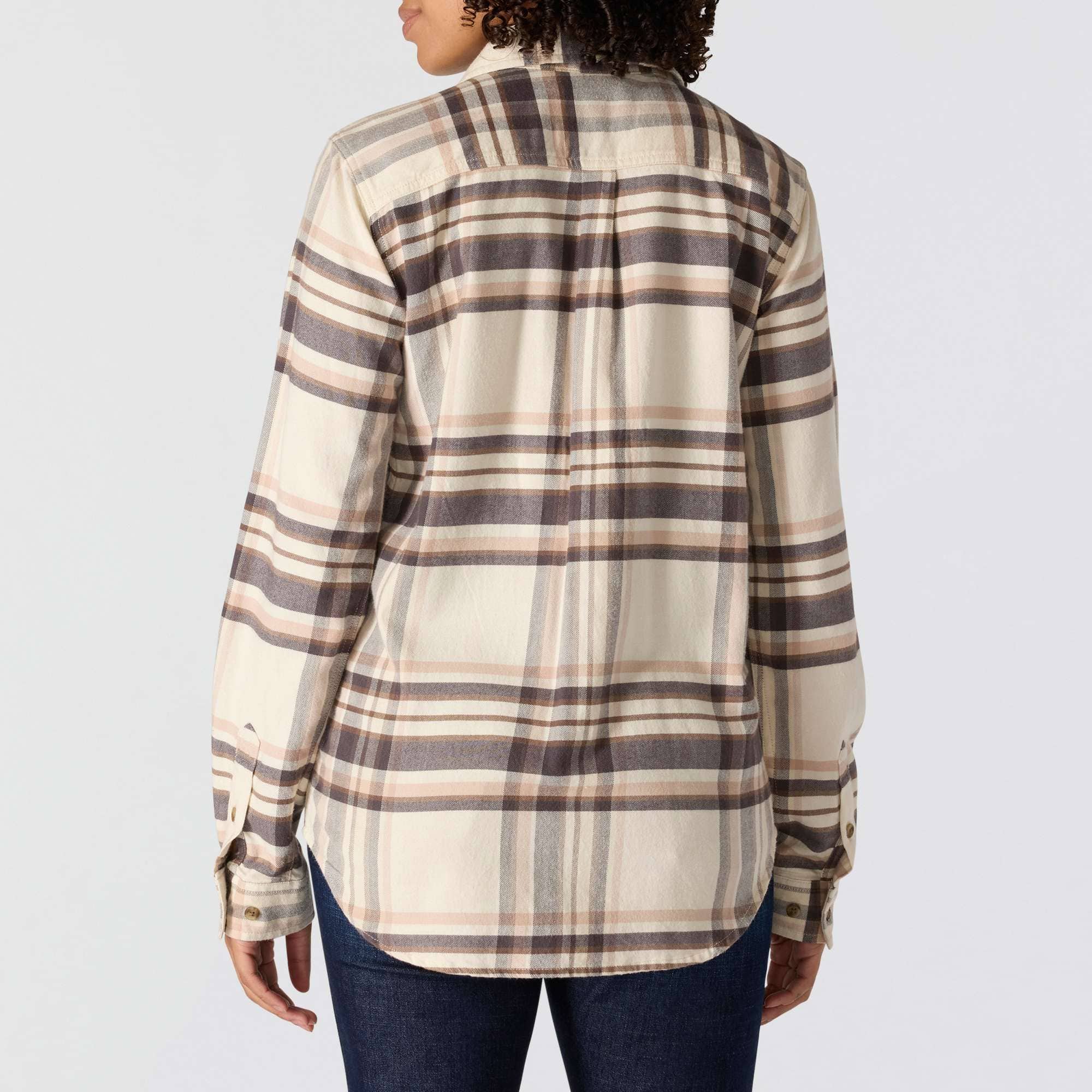 Women's tencel™ fiber series relaxed fit plaid shirt