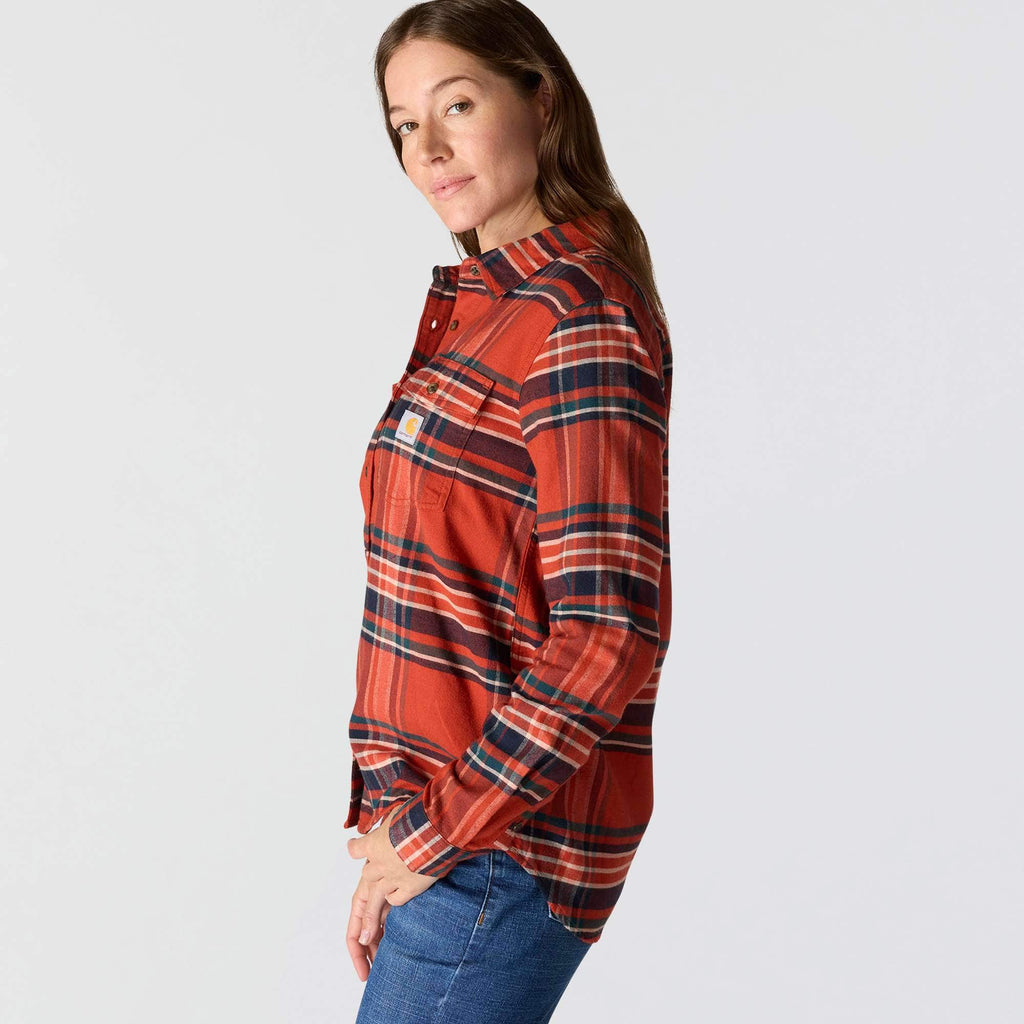 Women's tencel™ fiber series relaxed fit plaid shirt