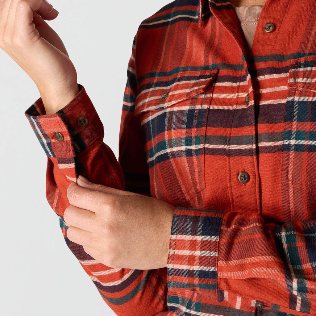 Women's tencel™ fiber series relaxed fit plaid shirt