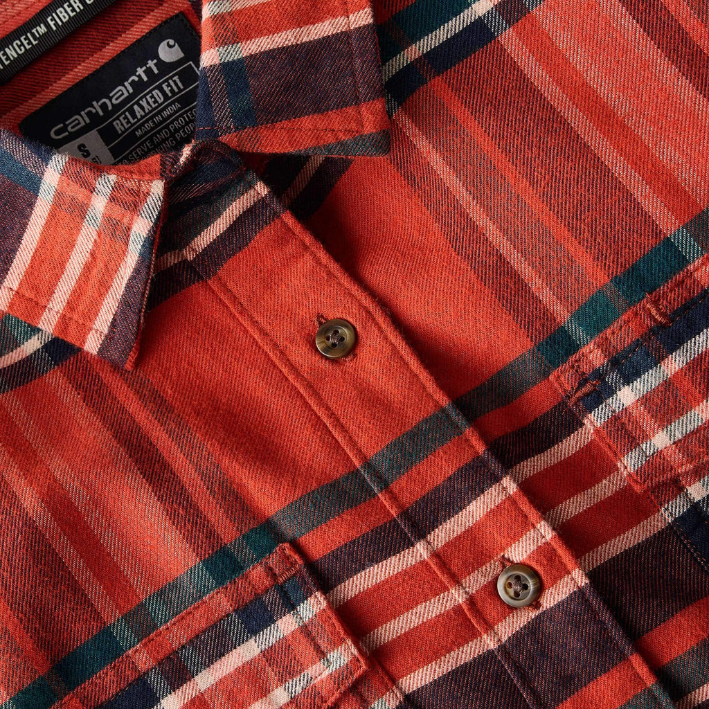 Women's tencel™ fiber series relaxed fit plaid shirt
