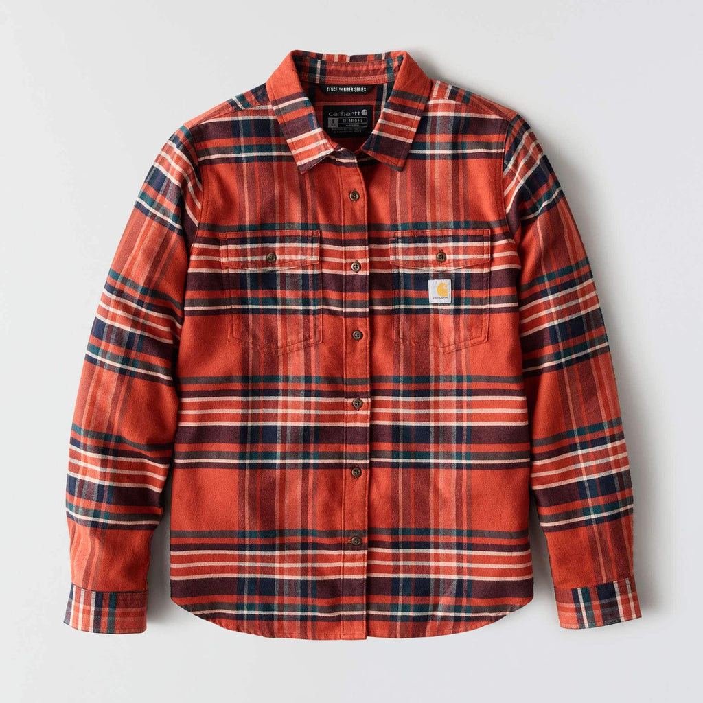 Women's tencel™ fiber series relaxed fit plaid shirt