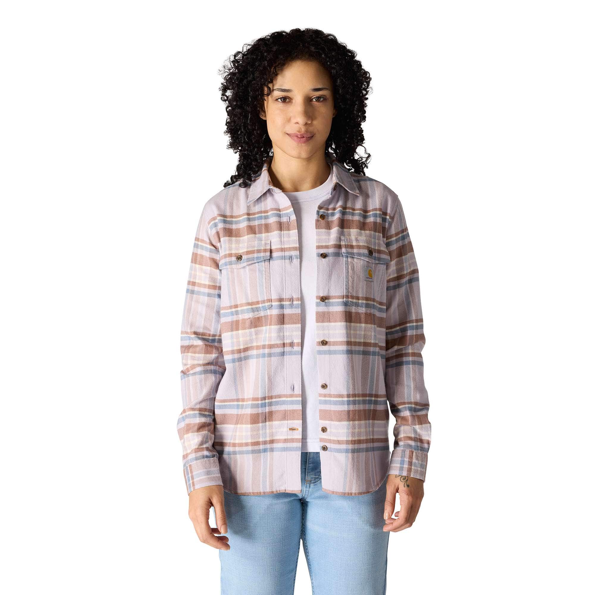 Women's tencel™ fiber series relaxed fit plaid shirt