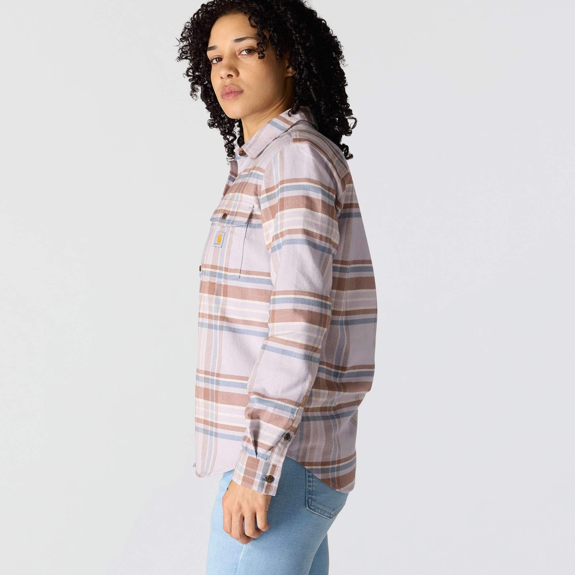 Women's tencel™ fiber series relaxed fit plaid shirt