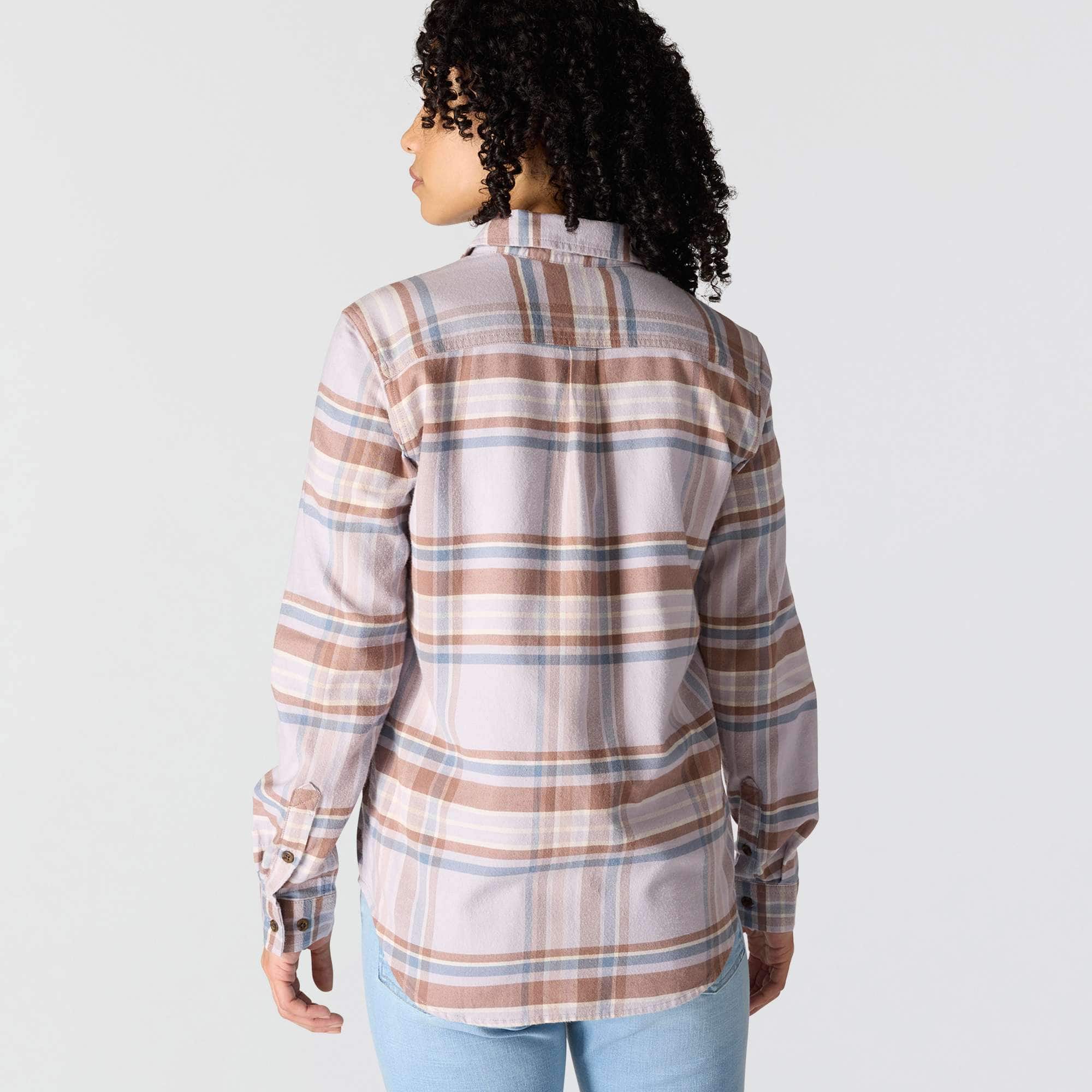 Women's tencel™ fiber series relaxed fit plaid shirt