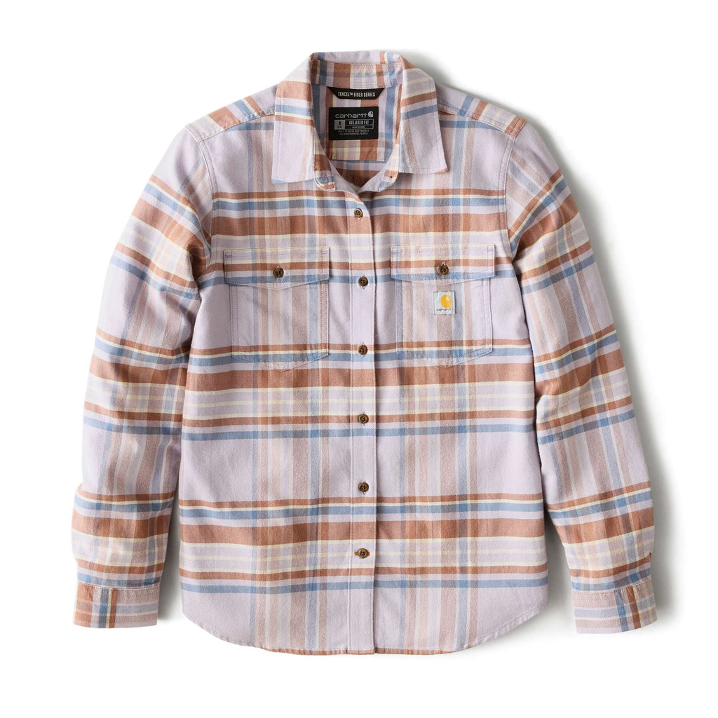 Women's tencel™ fiber series relaxed fit plaid shirt