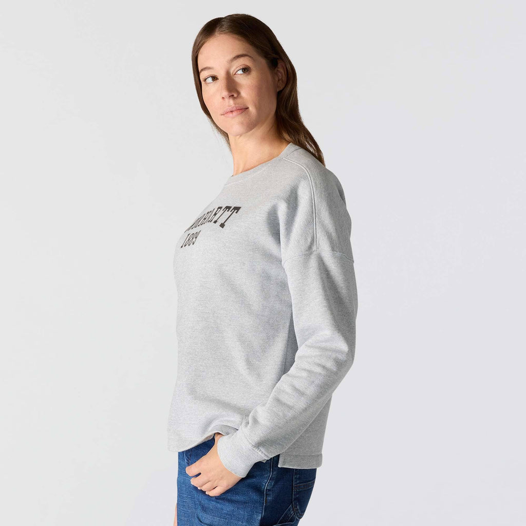 Women's loose fit midweight carhartt 1889 graphic crewneck sweatshirt