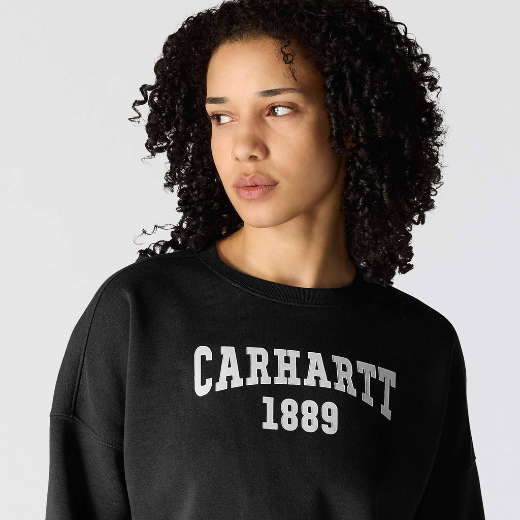 Women's loose fit midweight carhartt 1889 graphic crewneck sweatshirt