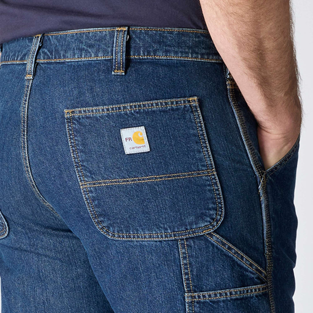 Men's fr loose fit straight leg fire resistant work jeans