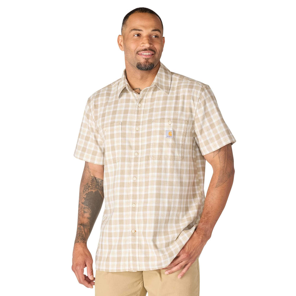Men's bozeman relaxed fit short sleeve plaid shirt
