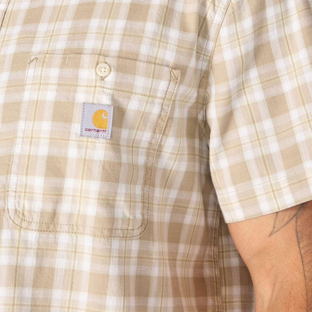 Men's bozeman relaxed fit short sleeve plaid shirt