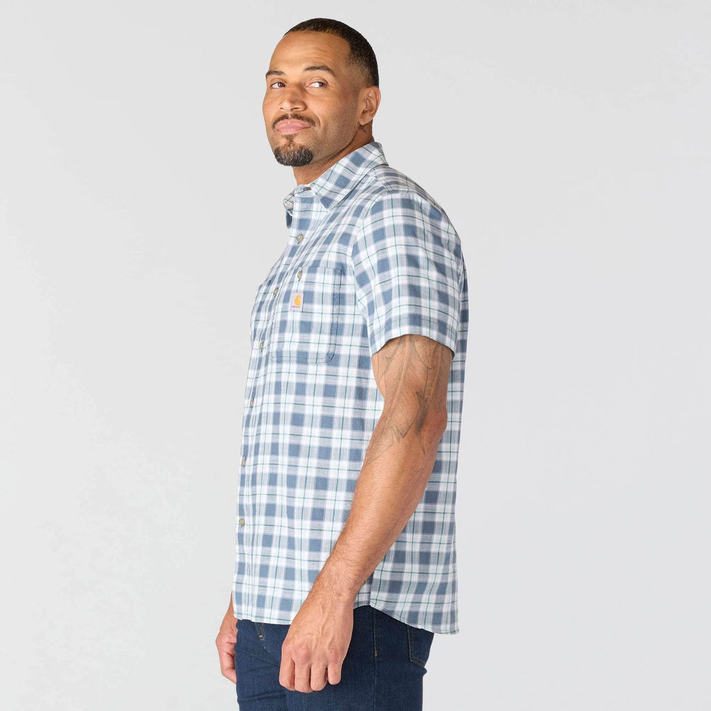 Men's bozeman relaxed fit short sleeve plaid shirt