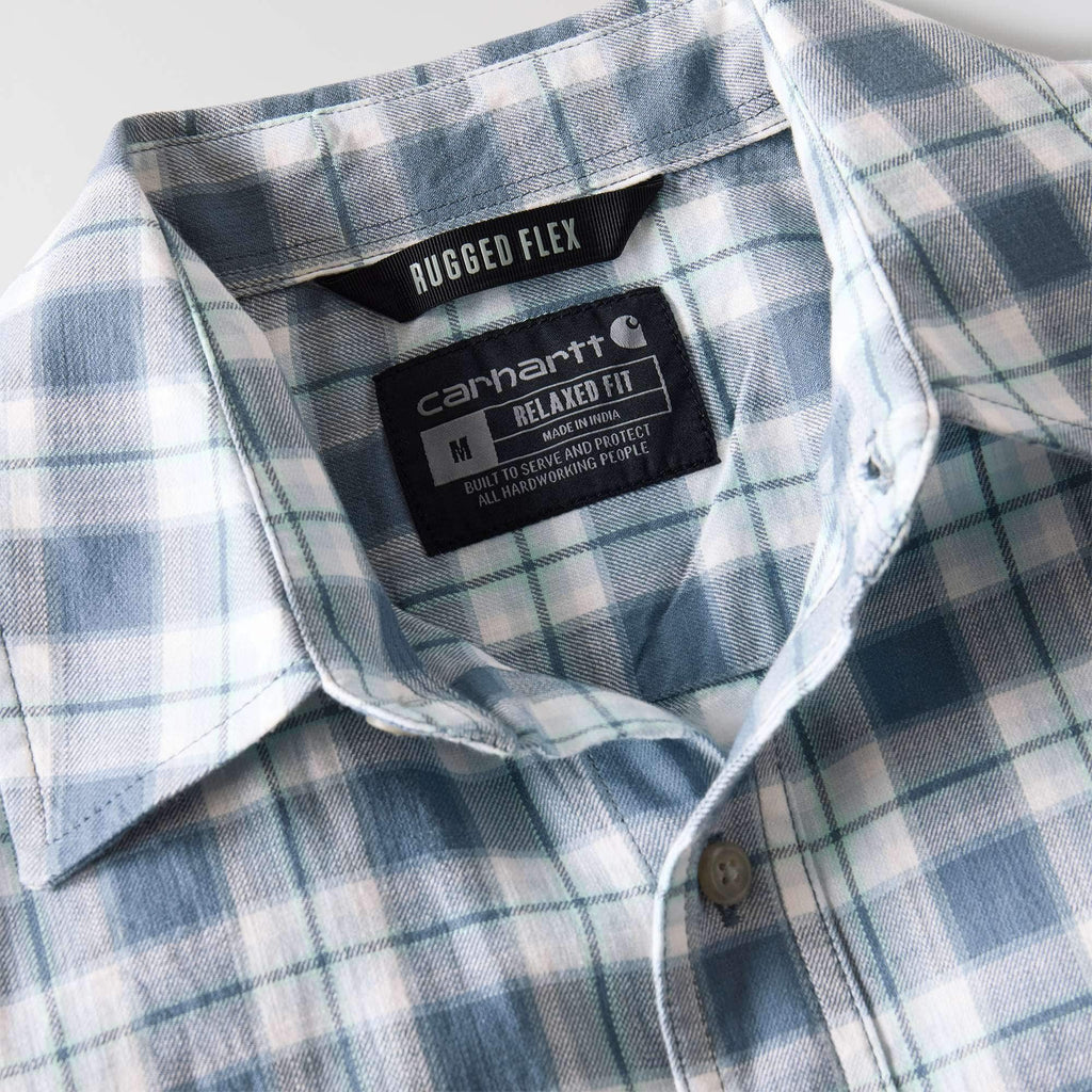 Men's bozeman relaxed fit short sleeve plaid shirt