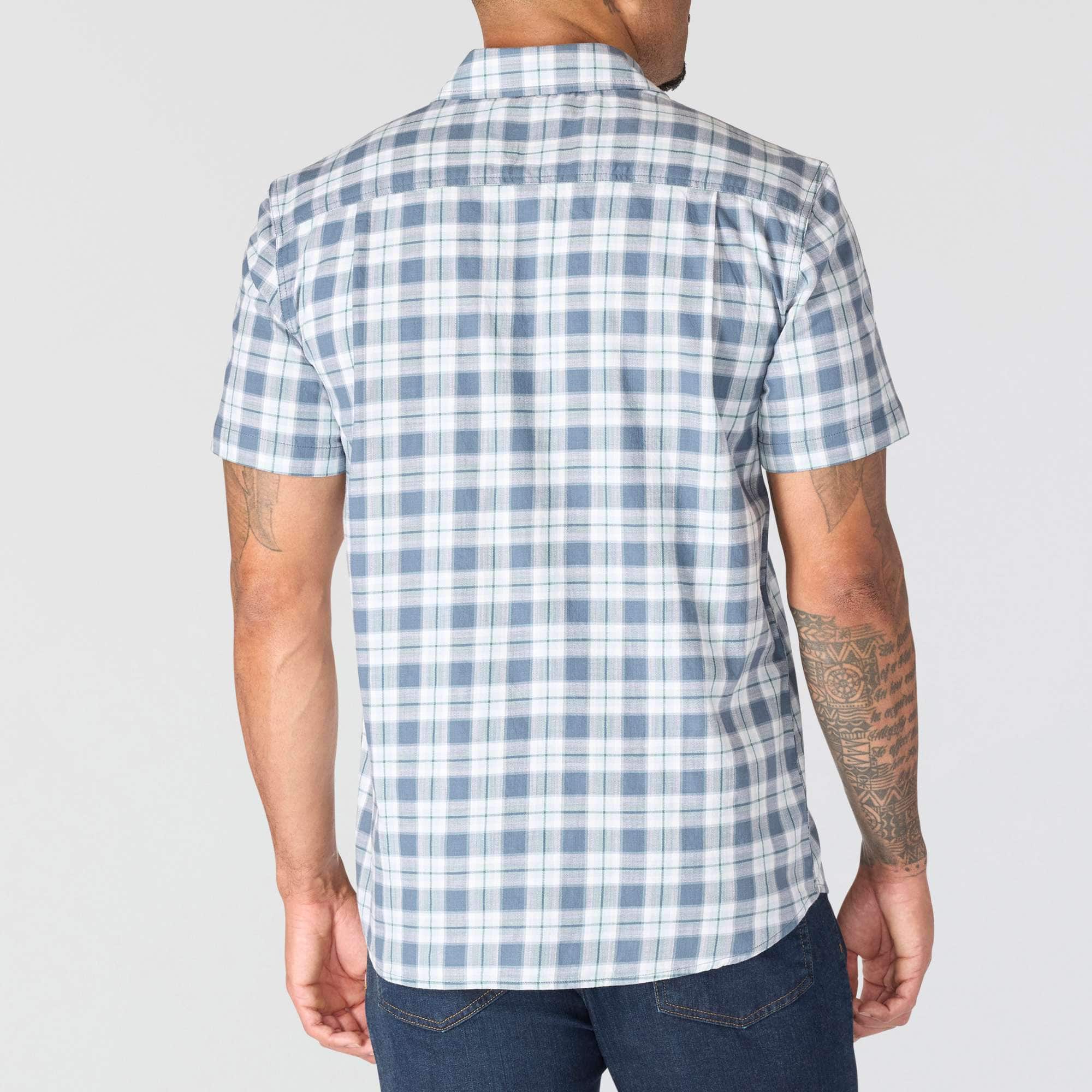 Men's bozeman relaxed fit short sleeve plaid shirt