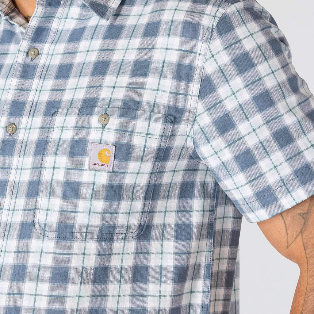 Men's bozeman relaxed fit short sleeve plaid shirt